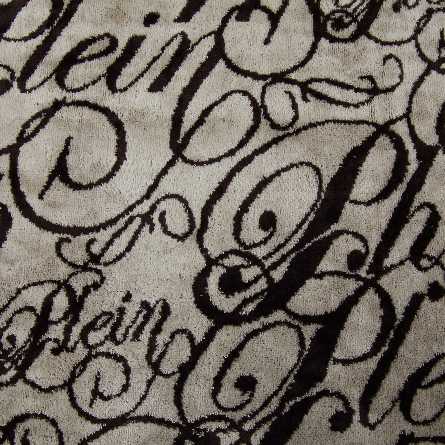 Telo Bagno Philipp Plein Script Moderno in Spugna