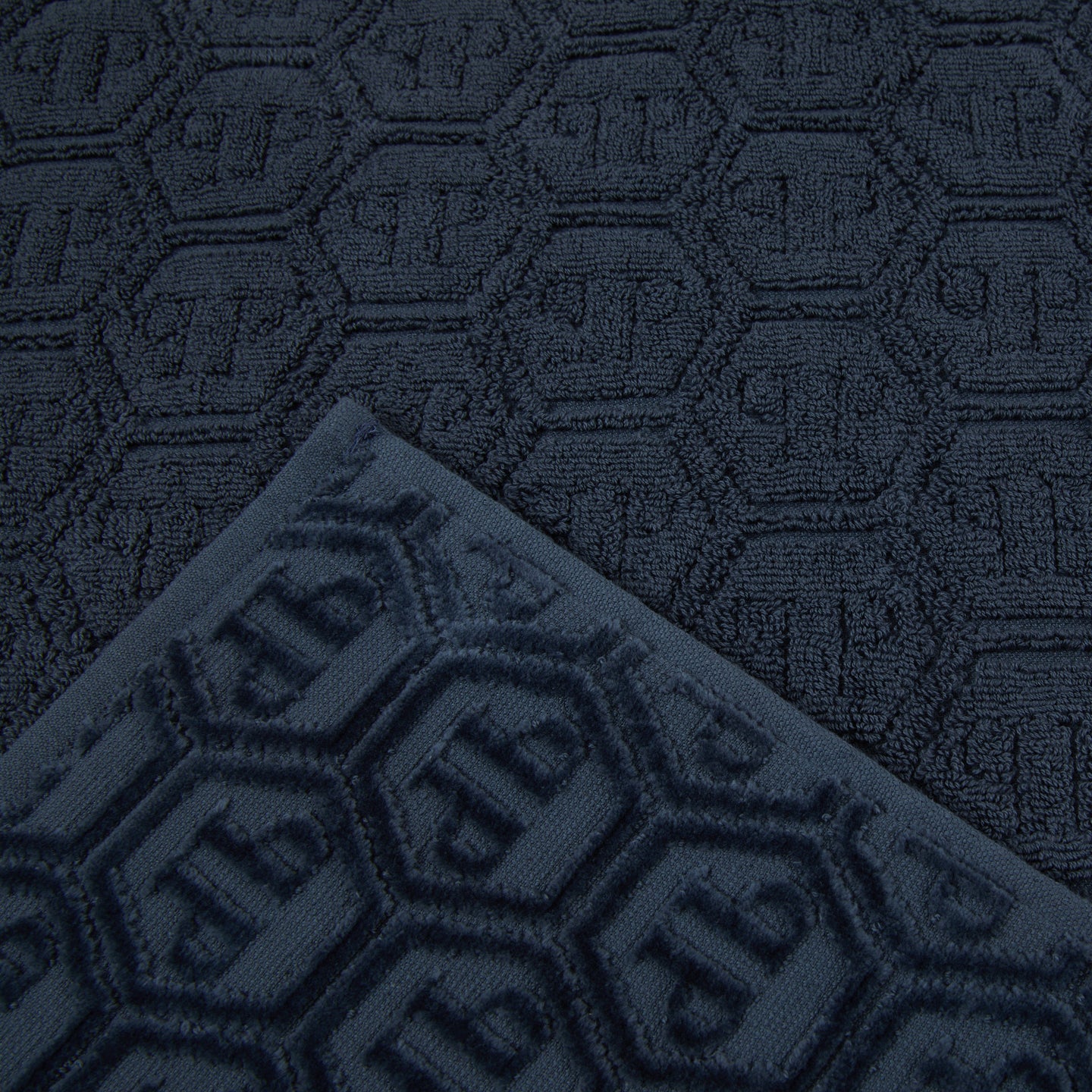 Telo Bagno Philipp Plein Hexagon Moderno in Spugna