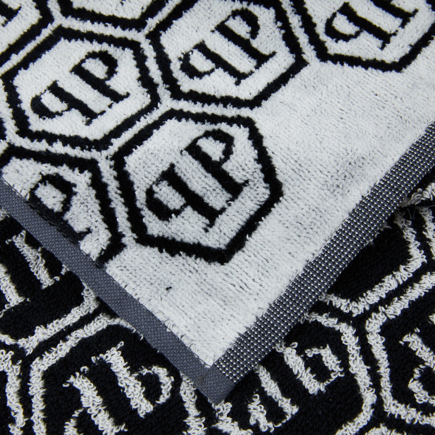 Telo Bagno Philipp Plein Pattern Moderno in Spugna