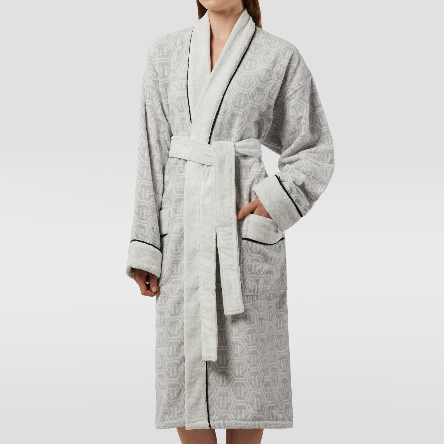 Kimono Philipp Plein Pattern Moderno in Spugna