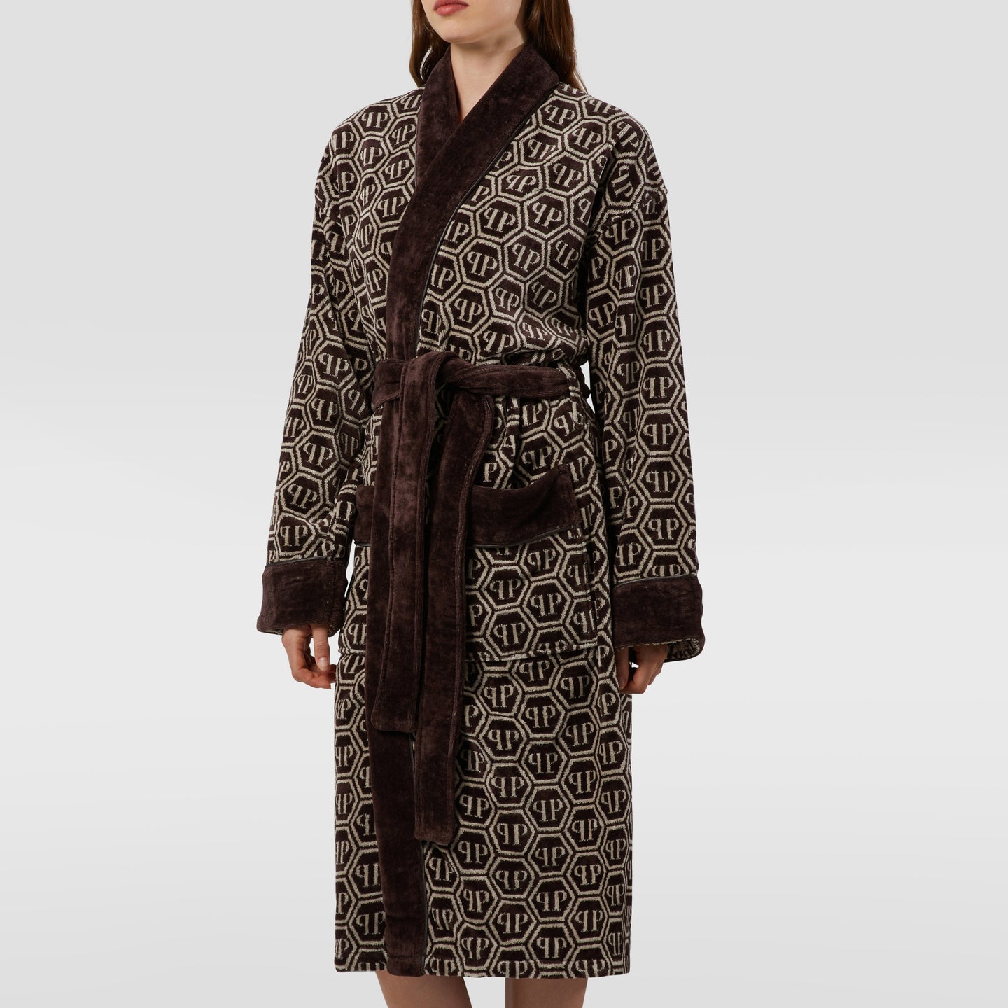 Kimono Philipp Plein Pattern Moderno in Spugna