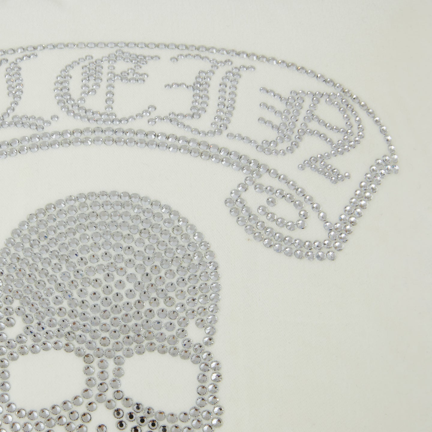 Cuscino d'arredo Philipp Plein Crystal skull Tinta Unita in Velluto