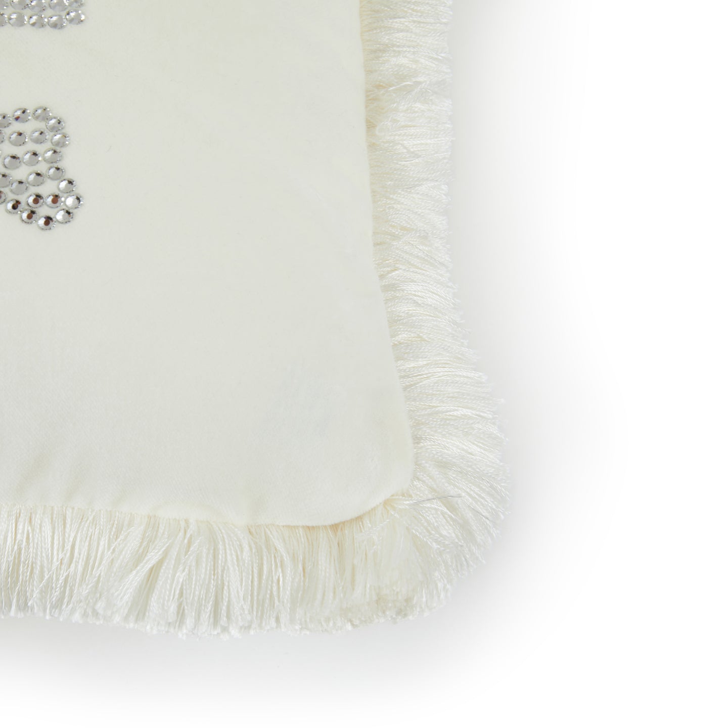 Cuscino d'arredo Philipp Plein Crystal skull Tinta Unita in Velluto