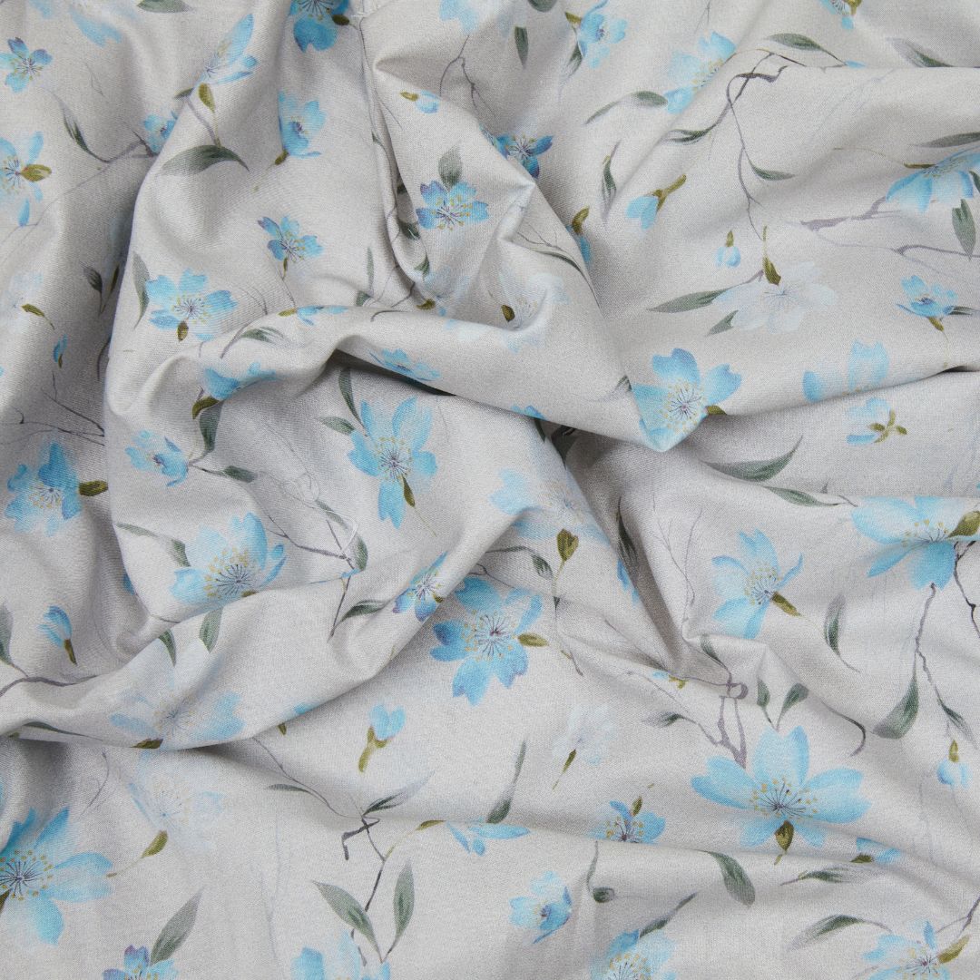 Completo Lenzuola Mirabello Cherry-tree Floreale in Percalle Luisiana