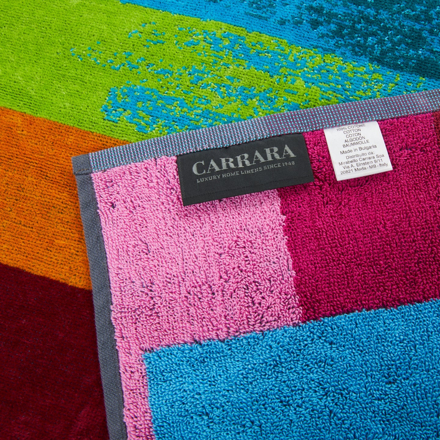 Asciugamano con Ospite Carrara Jamaica Moderno in Spugna