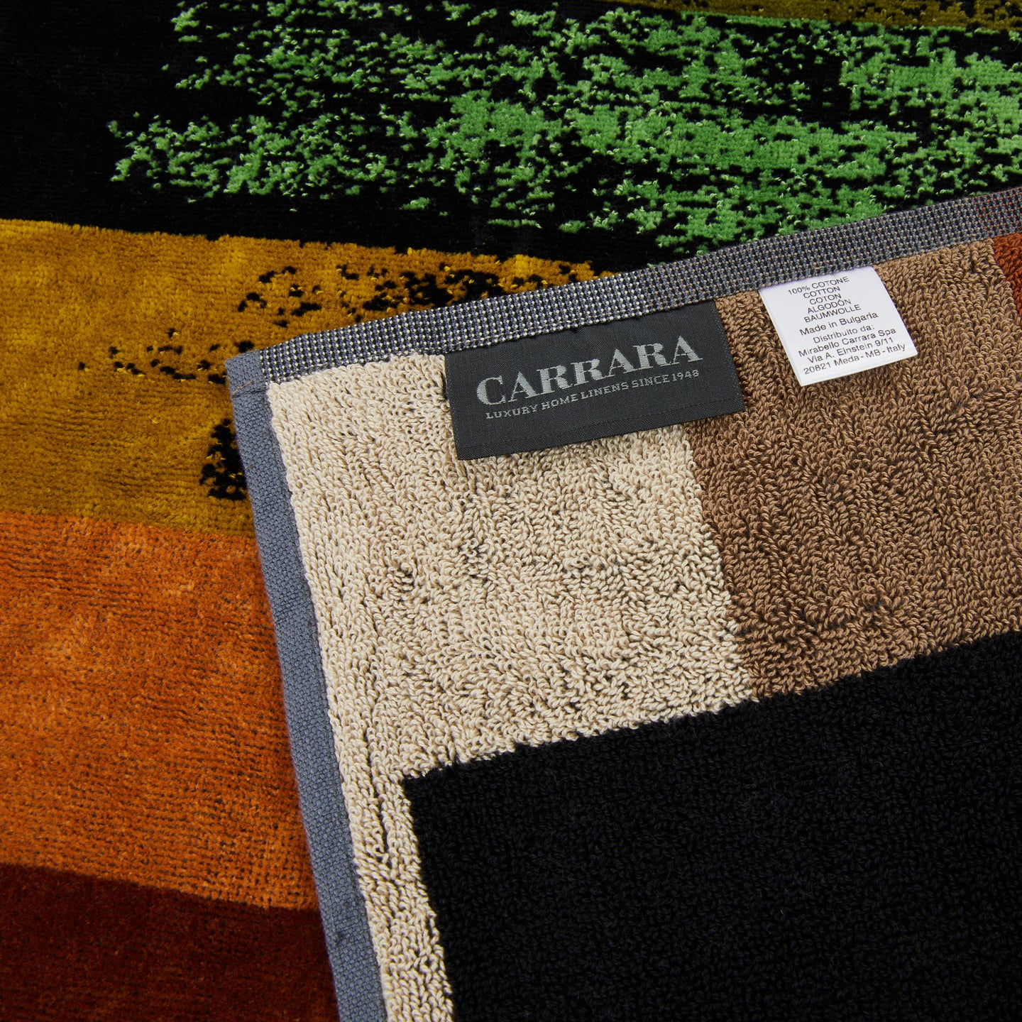 Asciugamano con Ospite Carrara Jamaica Moderno in Spugna