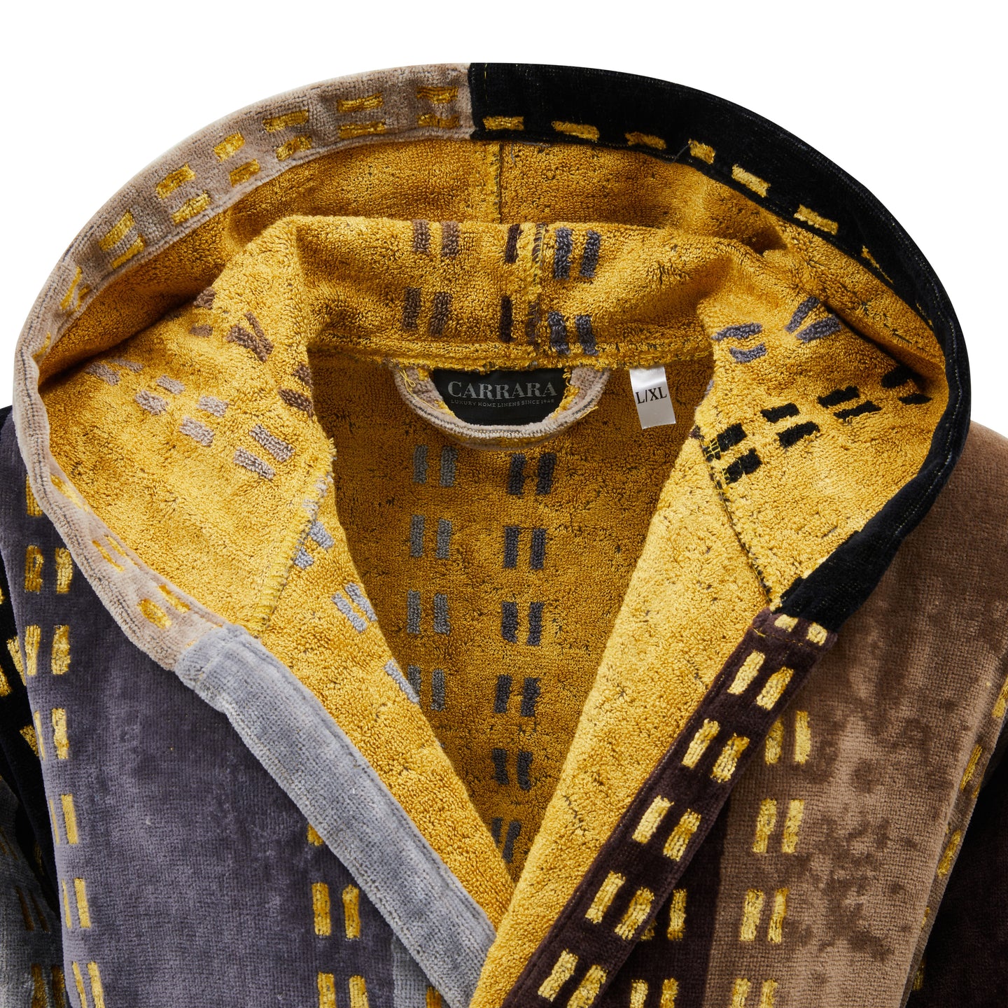 Accappatoio con Cappuccio Carrara Ibiza Moderno in Spugna