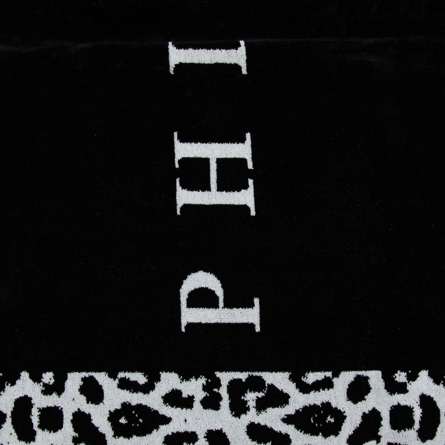 Telo mare Philipp Plein Leo beach Moderno in Spugna