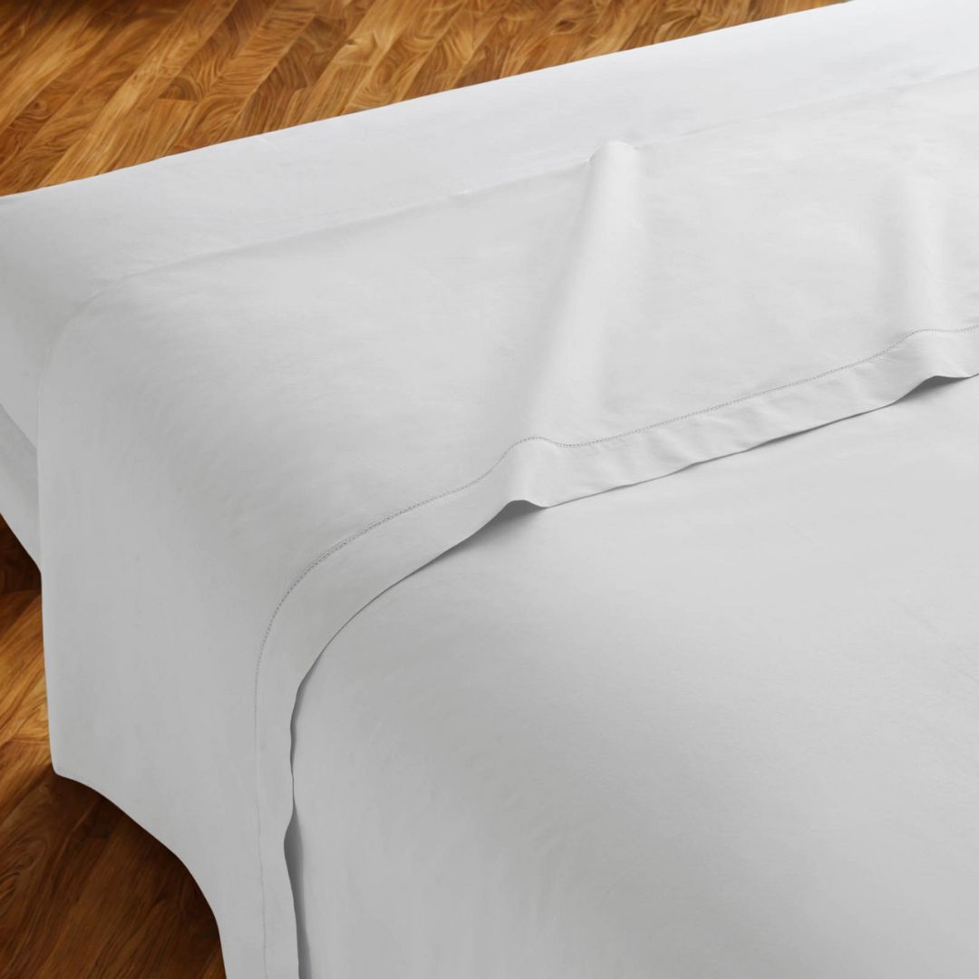 Completo Lenzuola Mirabello Luisiana Louisiana Tinta Unita in Percalle Luisiana