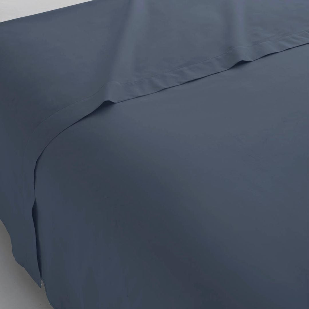 Lenzuolo Superiore Mirabello Luisiana Louisiana Tinta Unita in Percalle Luisiana