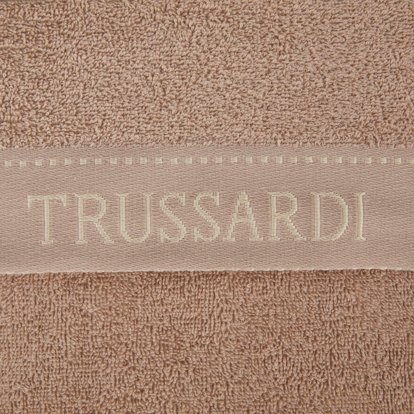 Telo Bagno Trussardi Ribbon Tinta Unita in Spugna