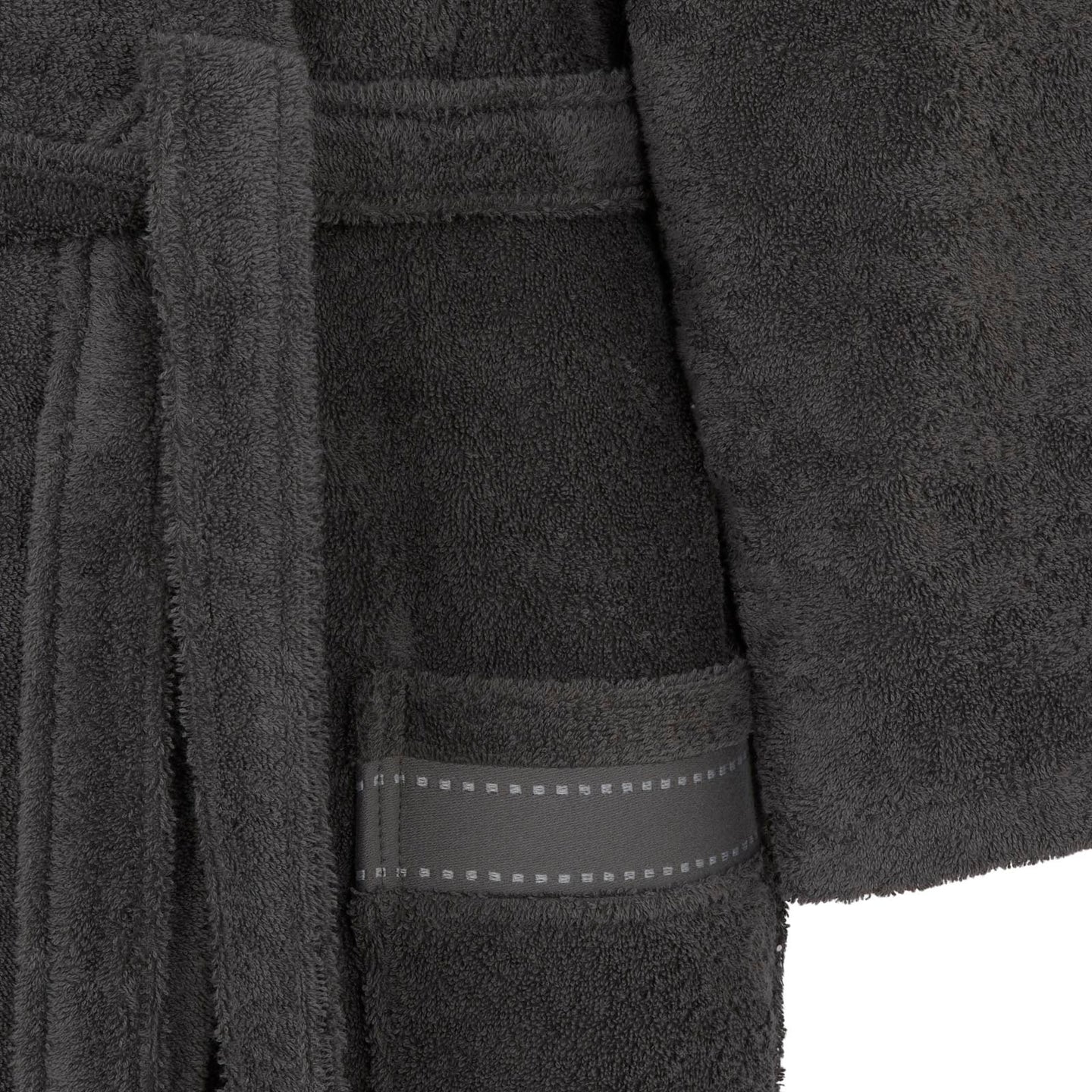 Accappatoio con Cappuccio Trussardi Ribbon Tinta Unita in Cotone