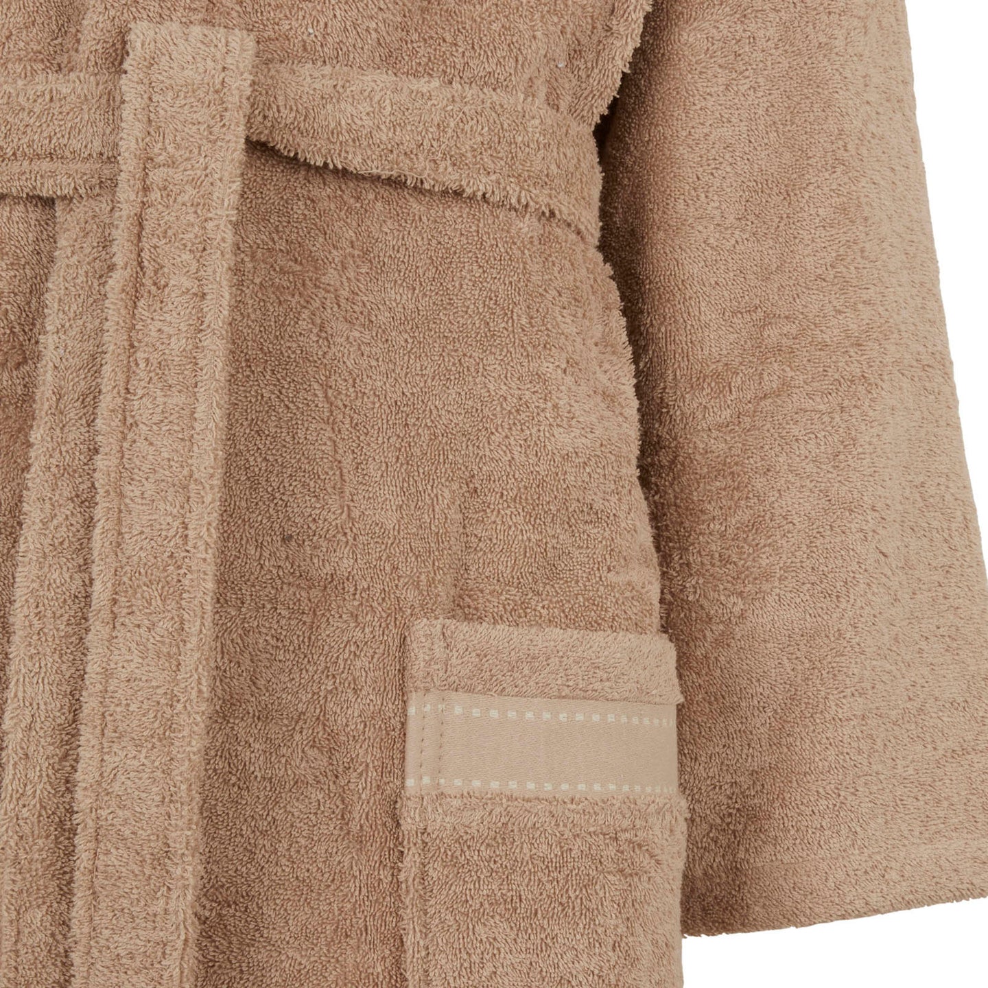 Accappatoio con Cappuccio Trussardi Ribbon Tinta Unita in Cotone