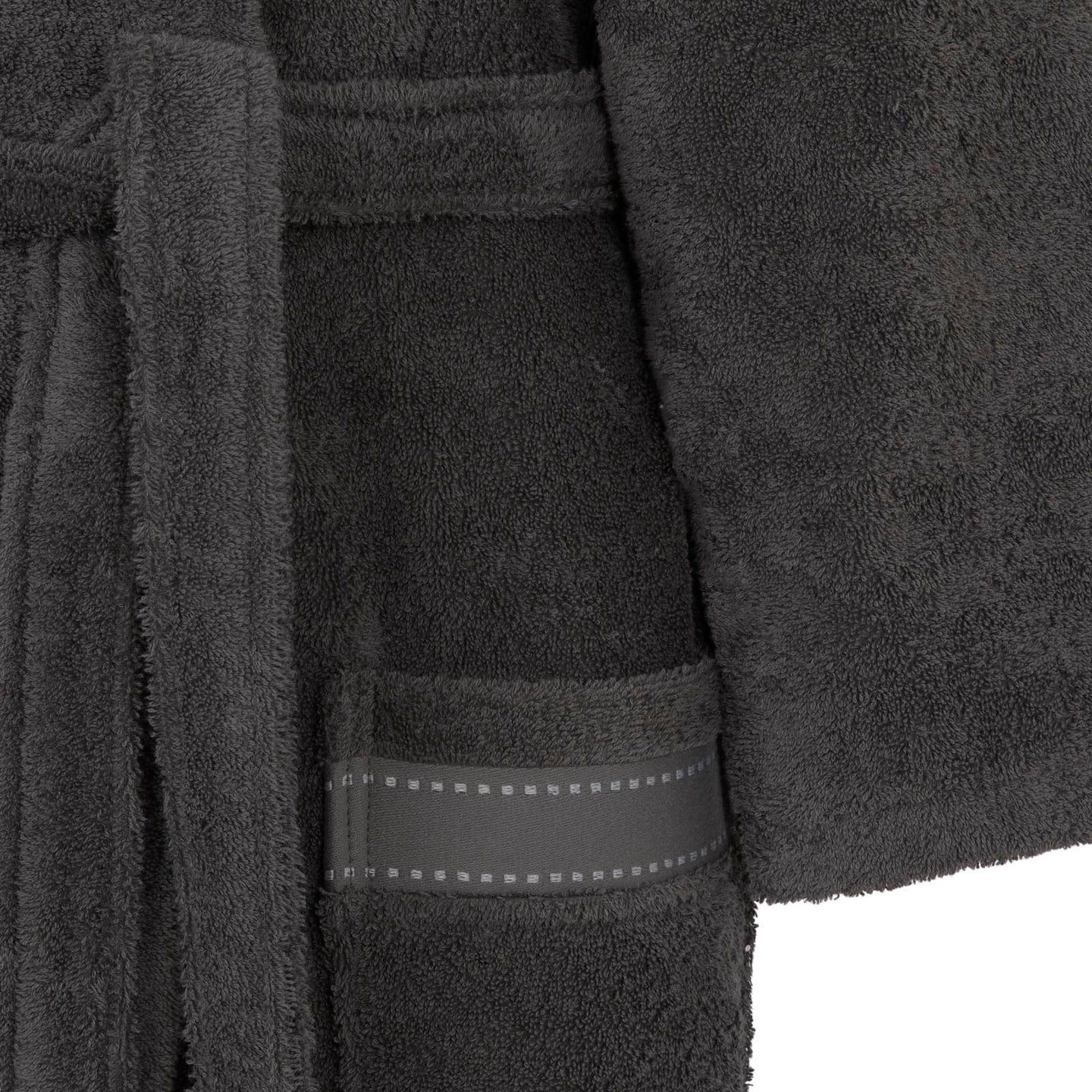 Accappatoio con Cappuccio Trussardi Ribbon Tinta Unita in Cotone