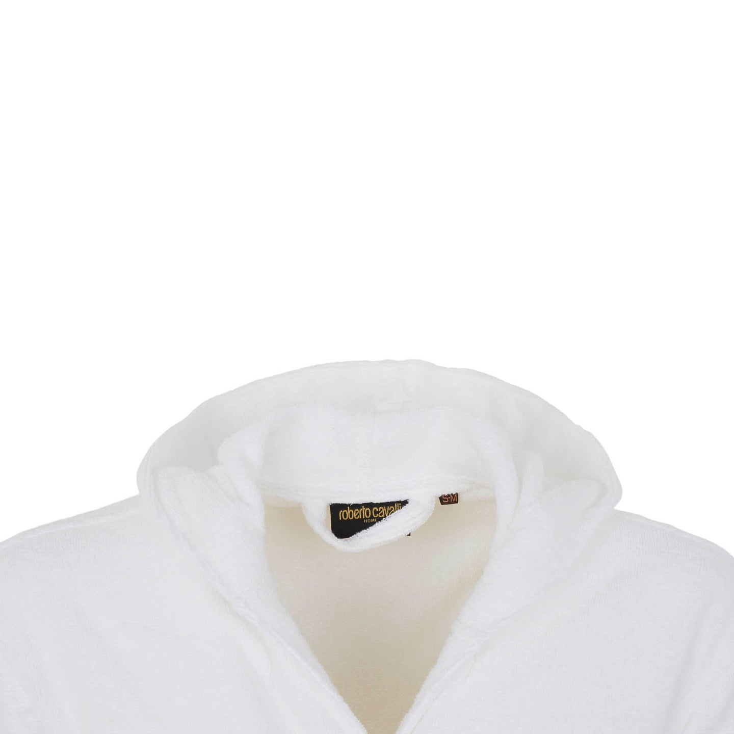 Accappatoio con Cappuccio Roberto Cavalli Gold-new Barocco in Spugna