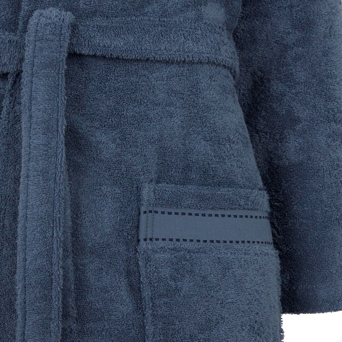 Accappatoio con Cappuccio Trussardi Ribbon Tinta Unita in Cotone