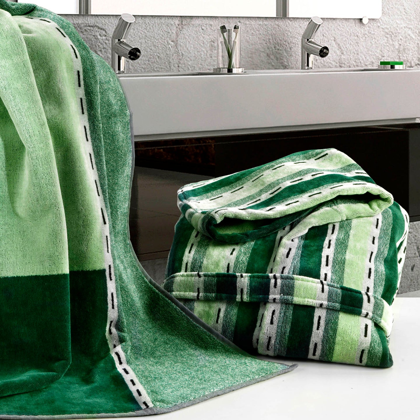 Accappatoio a Scialle Carrara Street