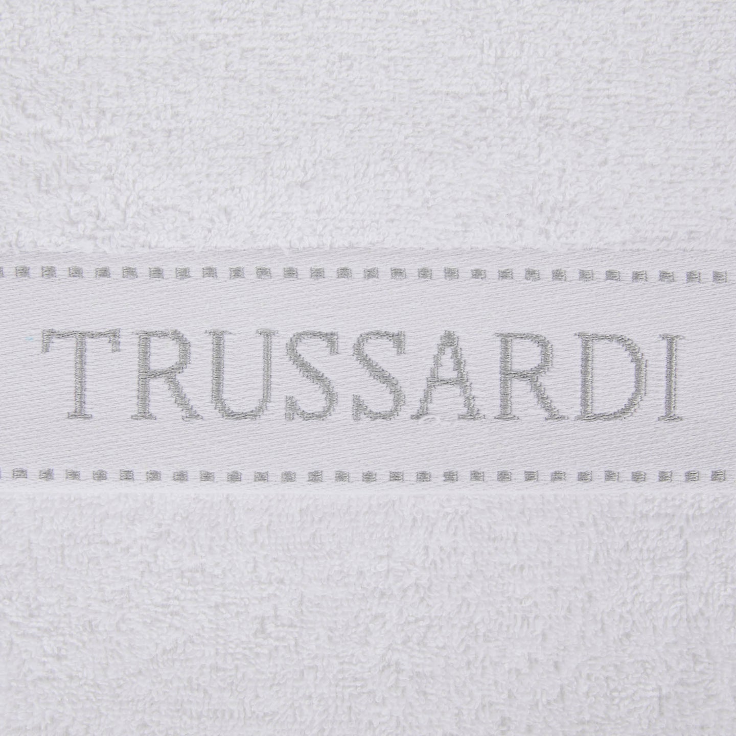 Telo Bagno Trussardi Ribbon Tinta Unita in Spugna