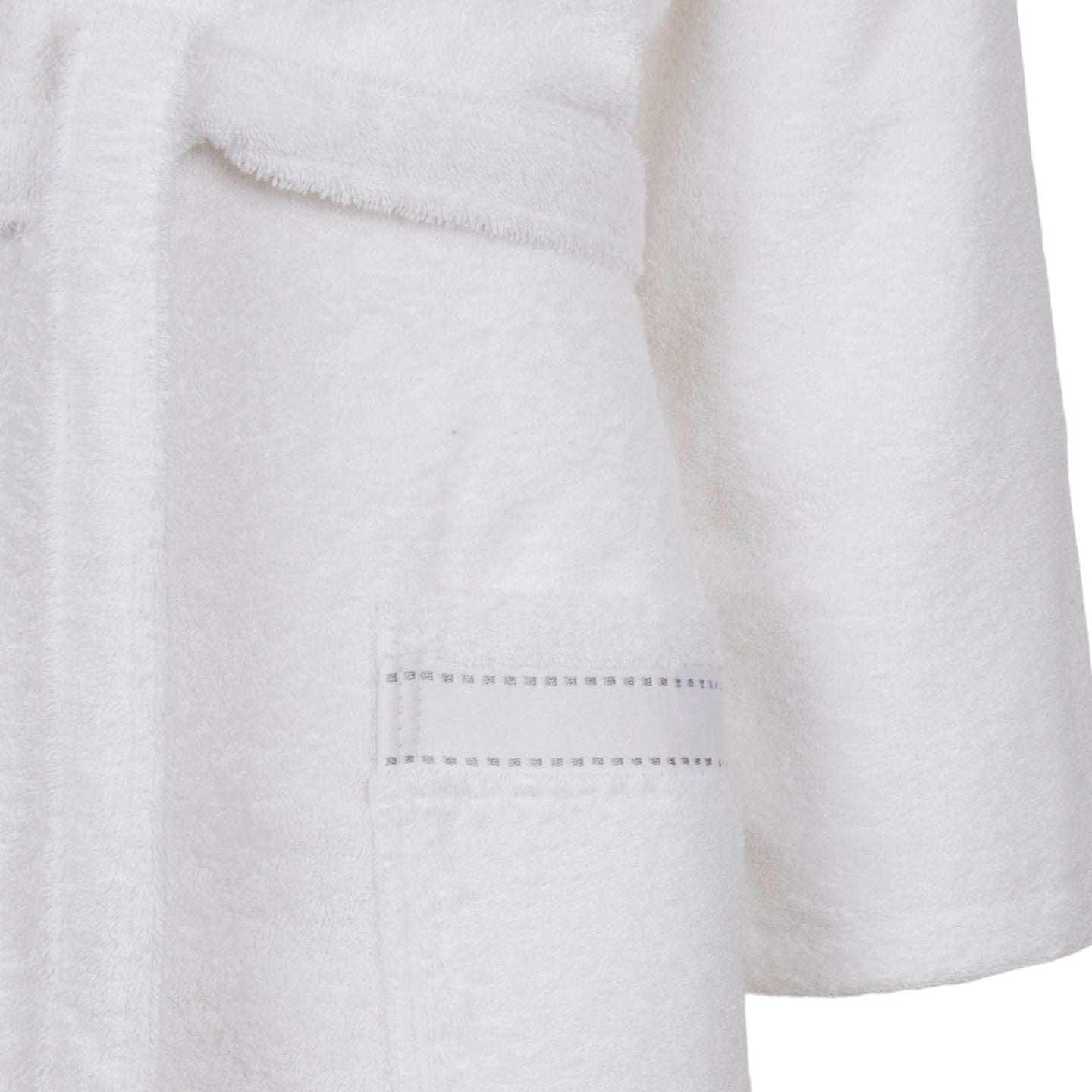 Accappatoio con Cappuccio Trussardi Ribbon Tinta Unita in Cotone