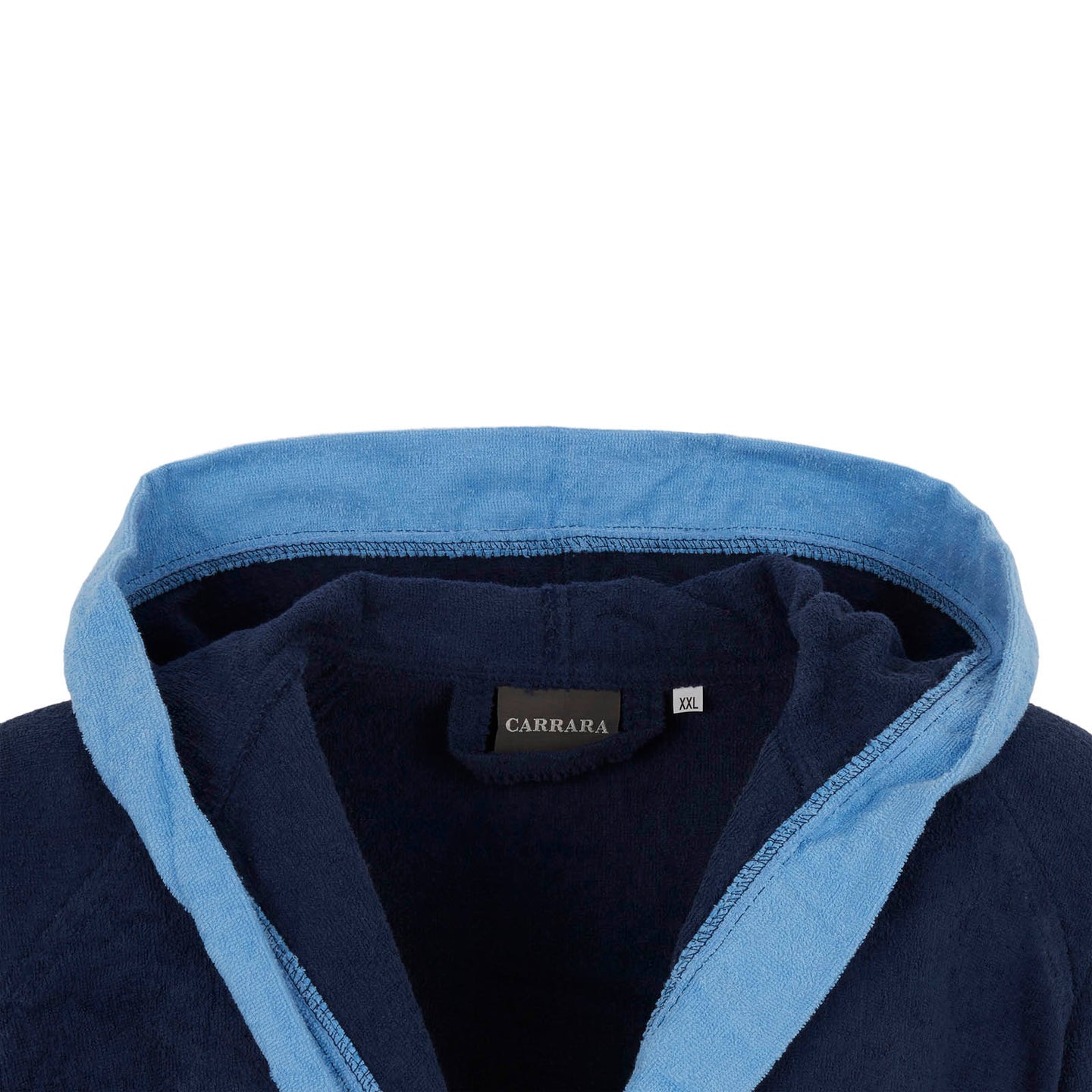 Accappatoio con Cappuccio Carrara Fyber Voyage Moderno in Spugna