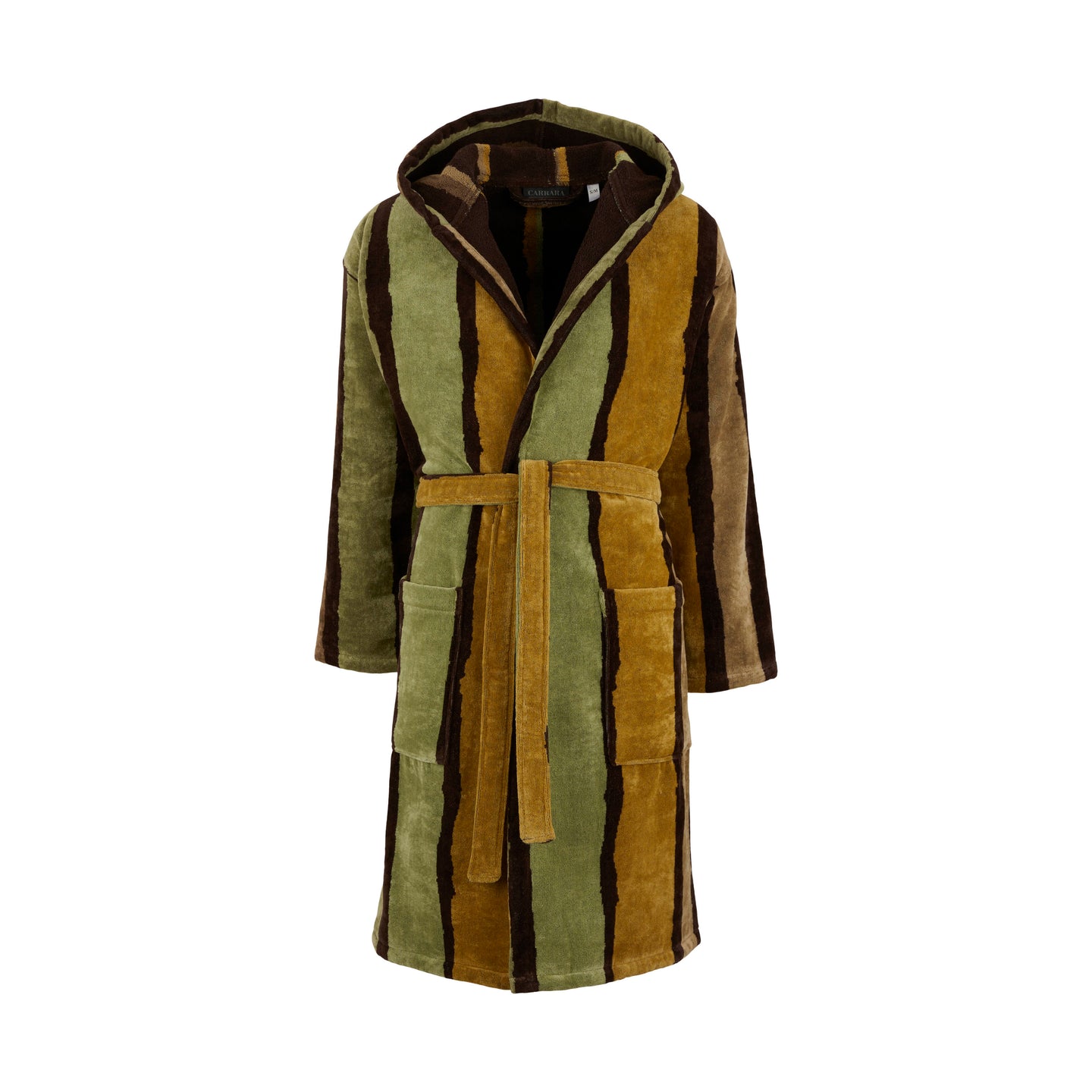 Accappatoio con Cappuccio Carrara Amorgos Moderno in Spugna