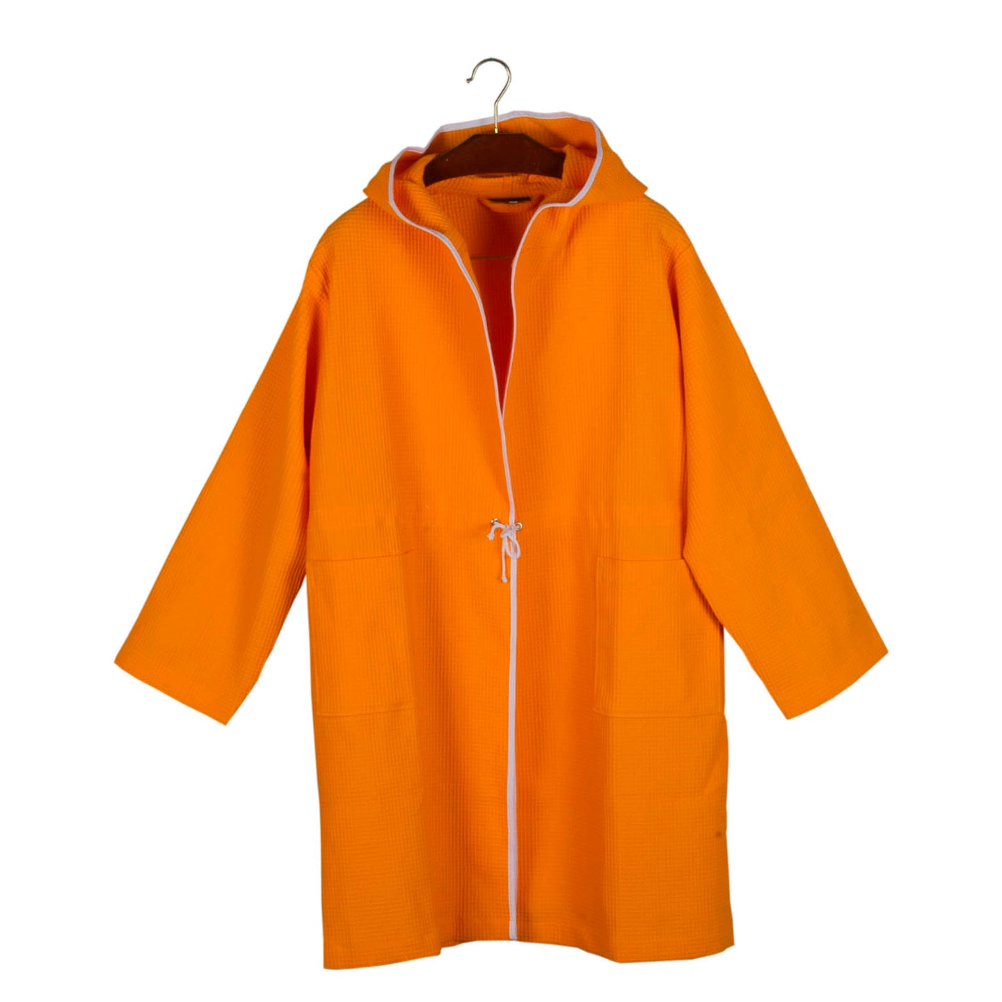 Accappatoio con Cappuccio Carrara Cala-rafalet Tinta Unita in Nido d'ape