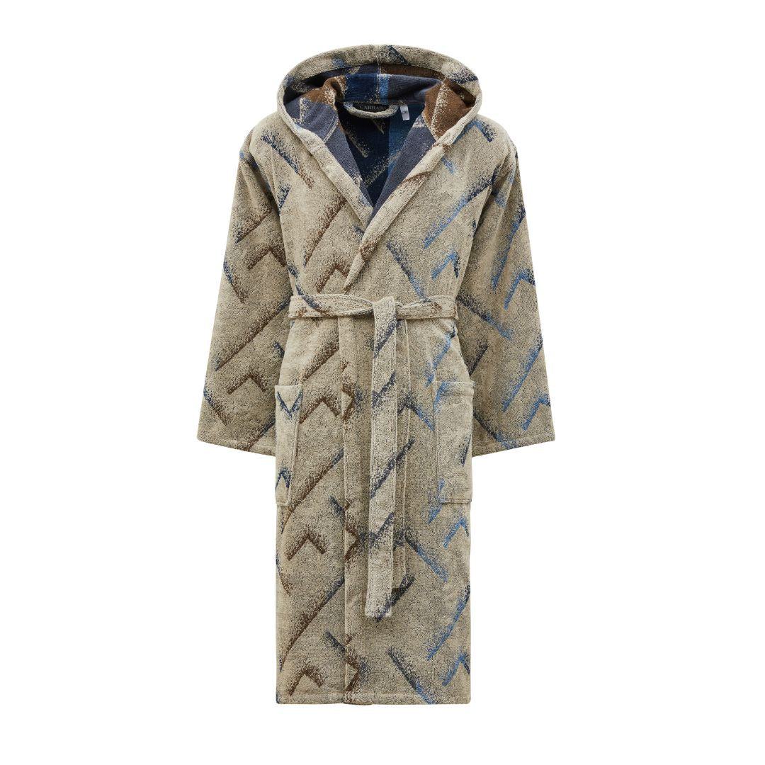 Accappatoio con Cappuccio Carrara Kanzi Moderno in Spugna