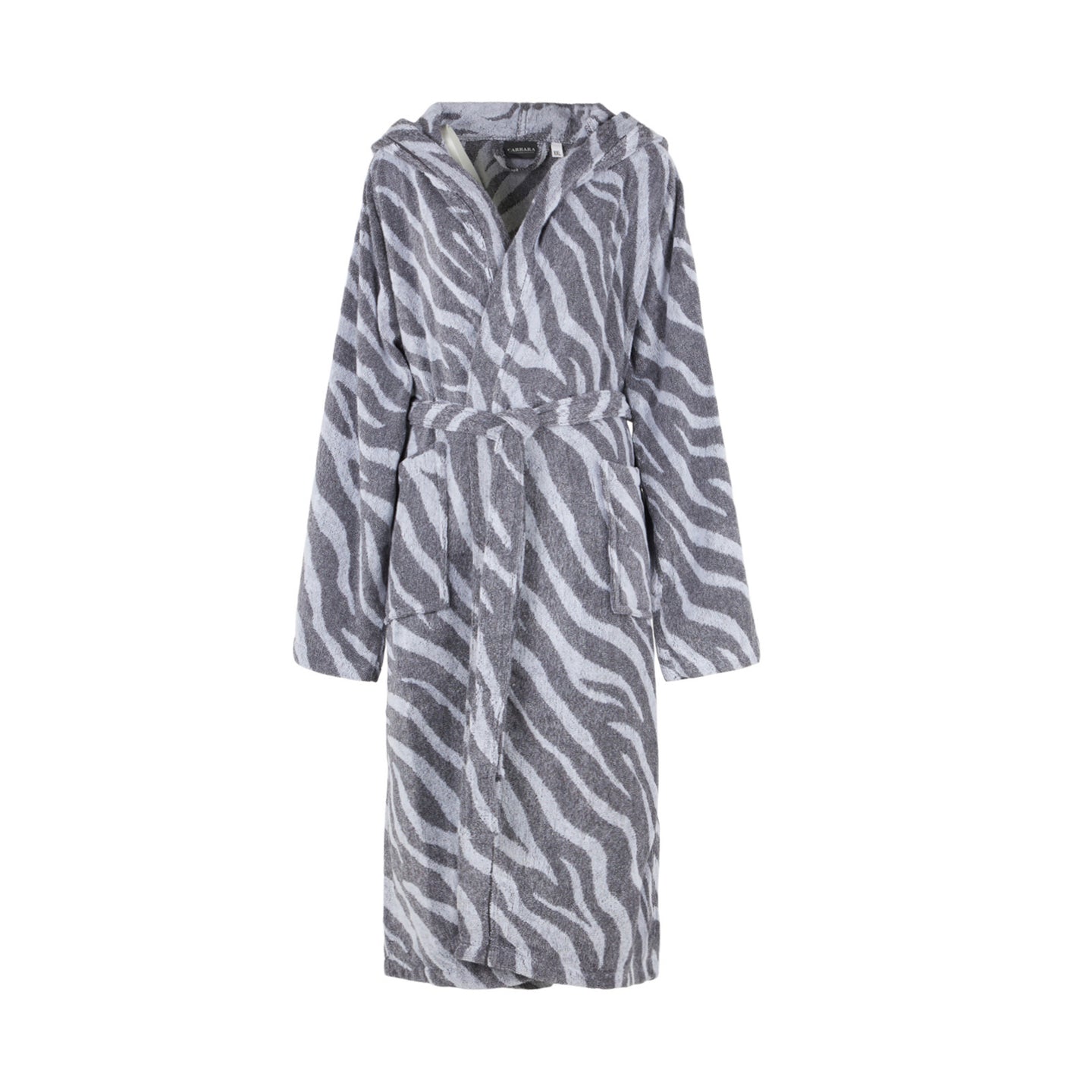 Accappatoio con Cappuccio Carrara Savage Moderno in Spugna