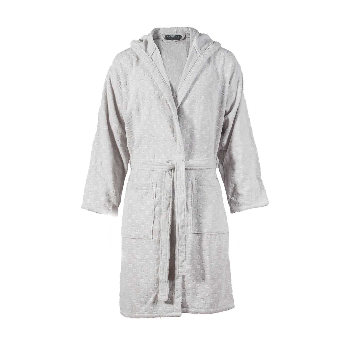 Accappatoio con Cappuccio Carrara Burano Moderno in Spugna