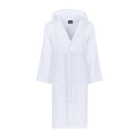 Accappatoio con Cappuccio Carrara Fyber Stripes Moderno in Spugna