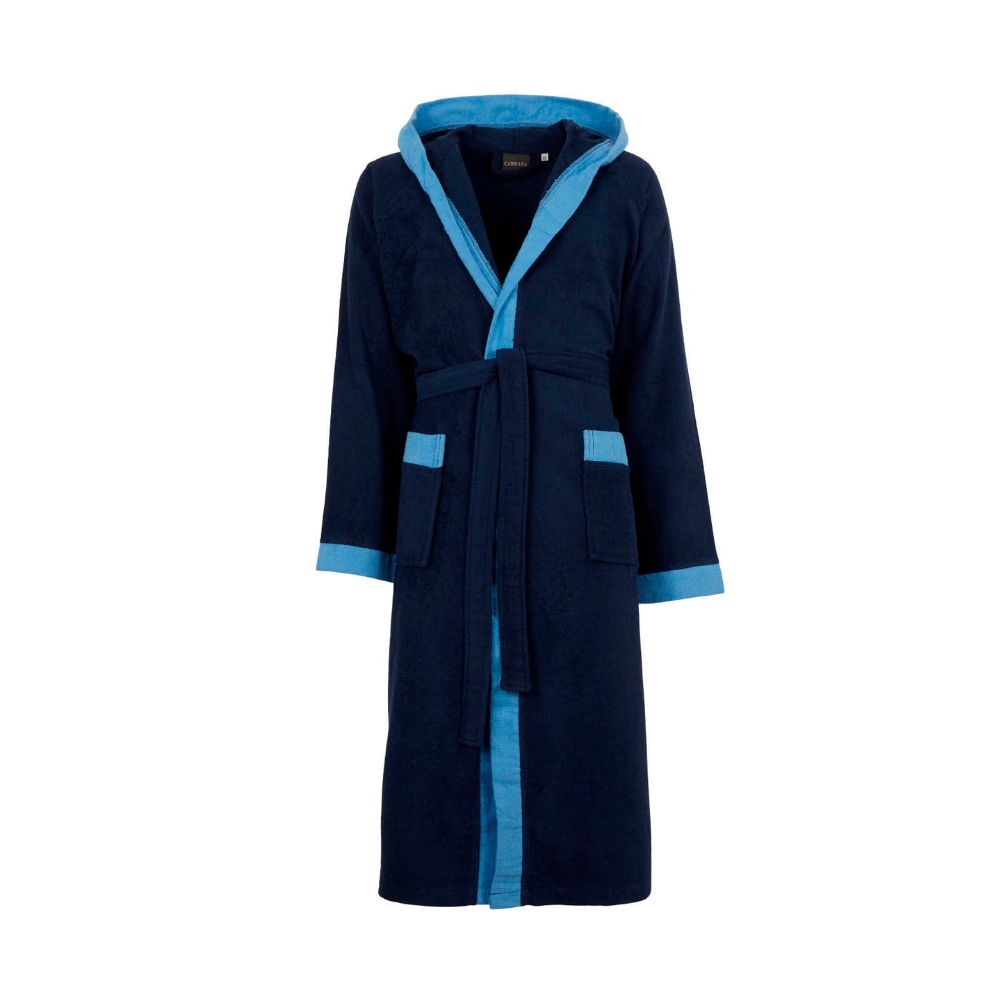 Accappatoio con Cappuccio Carrara Fyber Voyage Moderno in Spugna