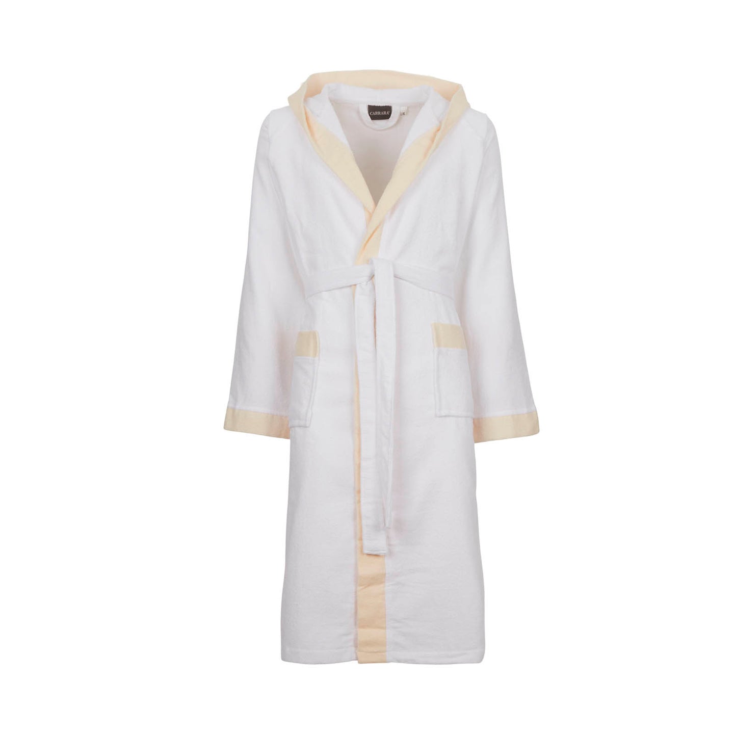 Accappatoio con Cappuccio Carrara Fyber Voyage Moderno in Spugna