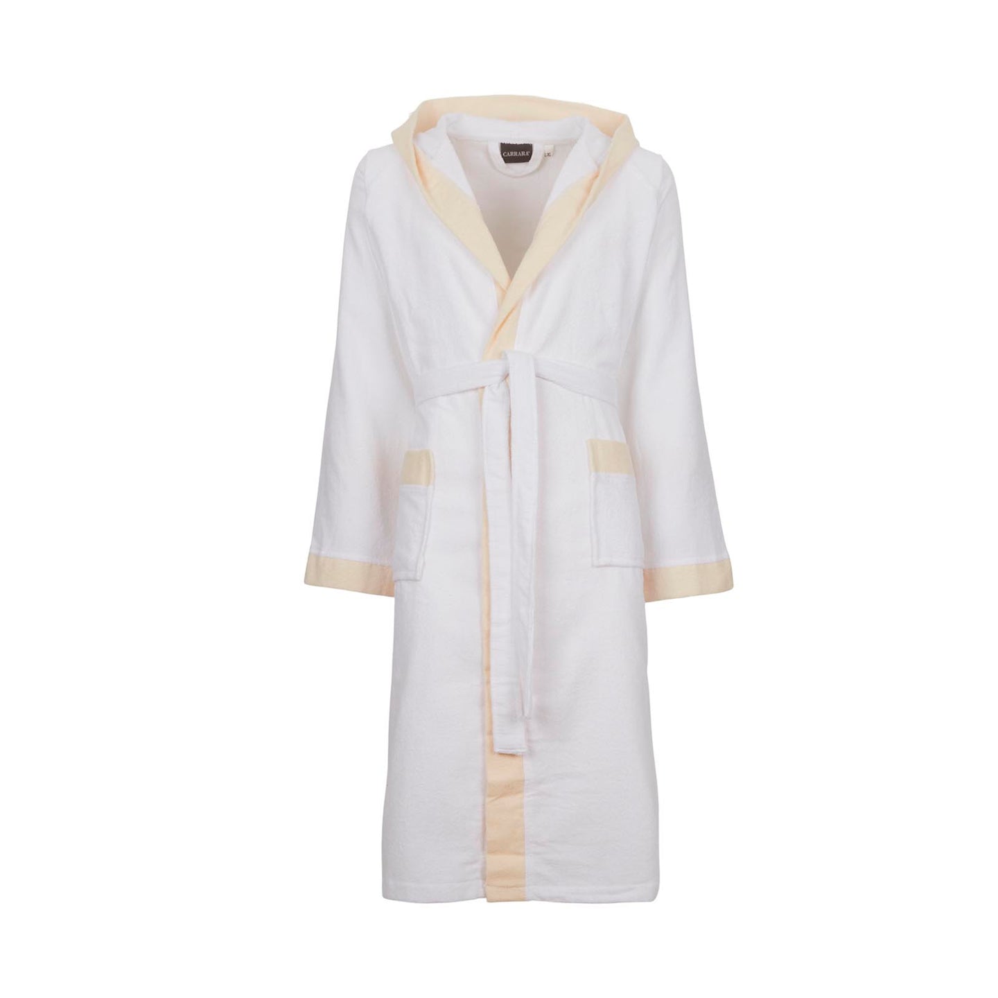 Accappatoio con Cappuccio Carrara Fyber Voyage Moderno in Spugna