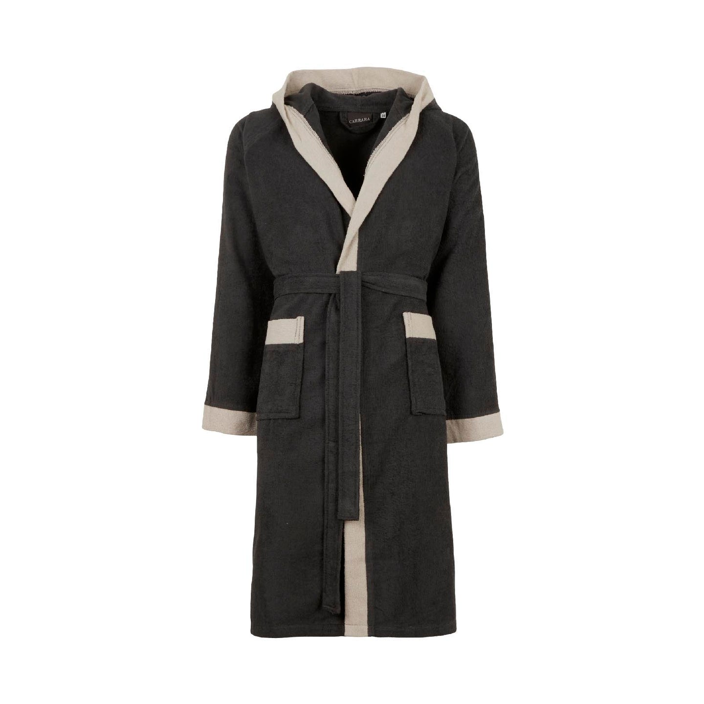 Accappatoio con Cappuccio Carrara Fyber Voyage Moderno in Spugna