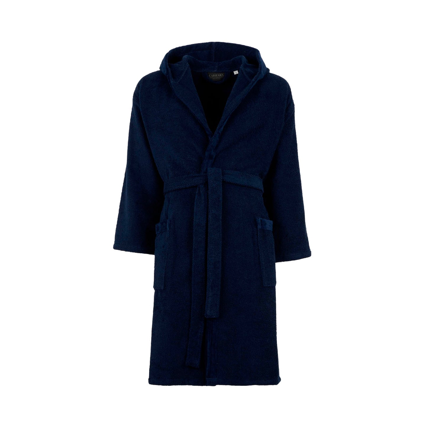 Accappatoio con Cappuccio Carrara Fyber New Fyber Tinta Unita in Spugna