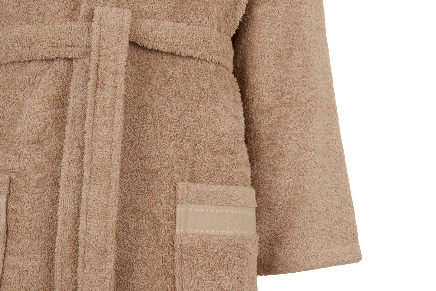 Accappatoio con Cappuccio Trussardi Ribbon Tinta Unita in Cotone