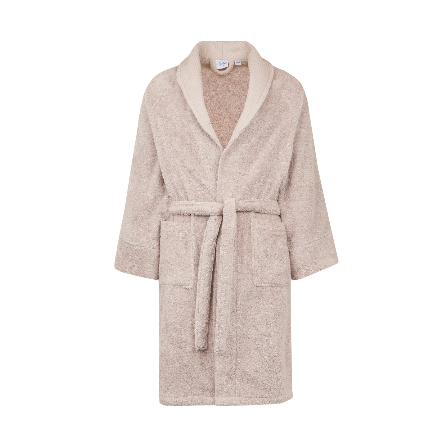 Accappatoio a Scialle Bellora Fiocco Tinta Unita in Spugna