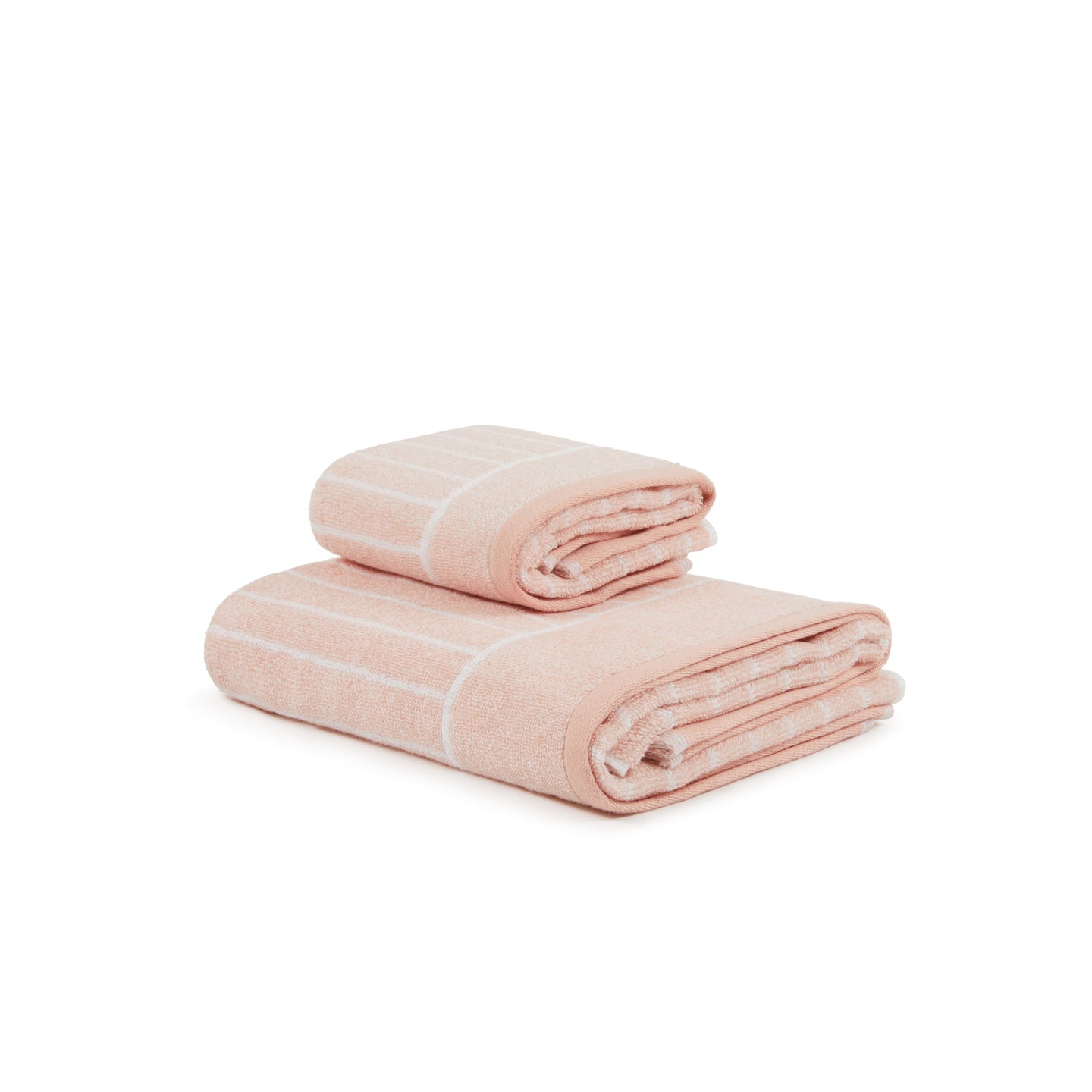 Asciugamano con Ospite Carrara Gessato Moderno in Spugna