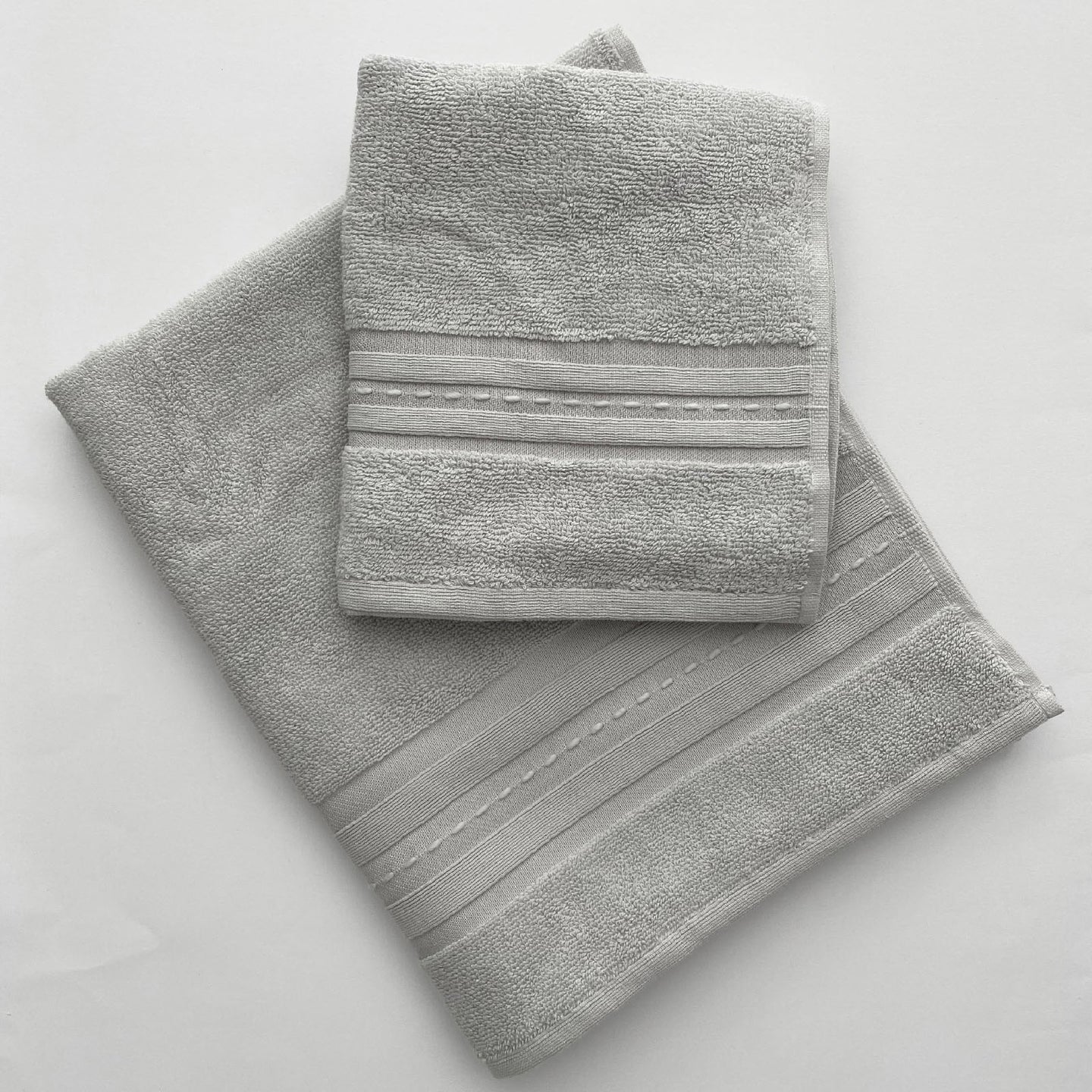 Asciugamano con Ospite Carrara Fyber Trendy Tinta Unita in Spugna