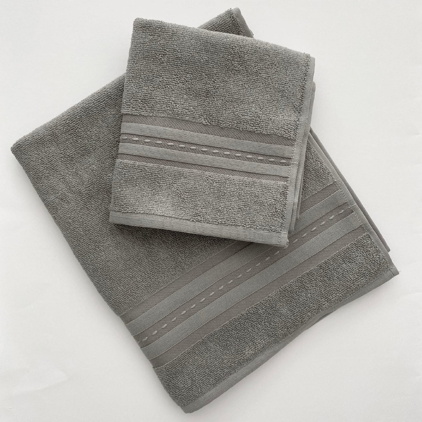 Asciugamano con Ospite Carrara Fyber Trendy Tinta Unita in Spugna