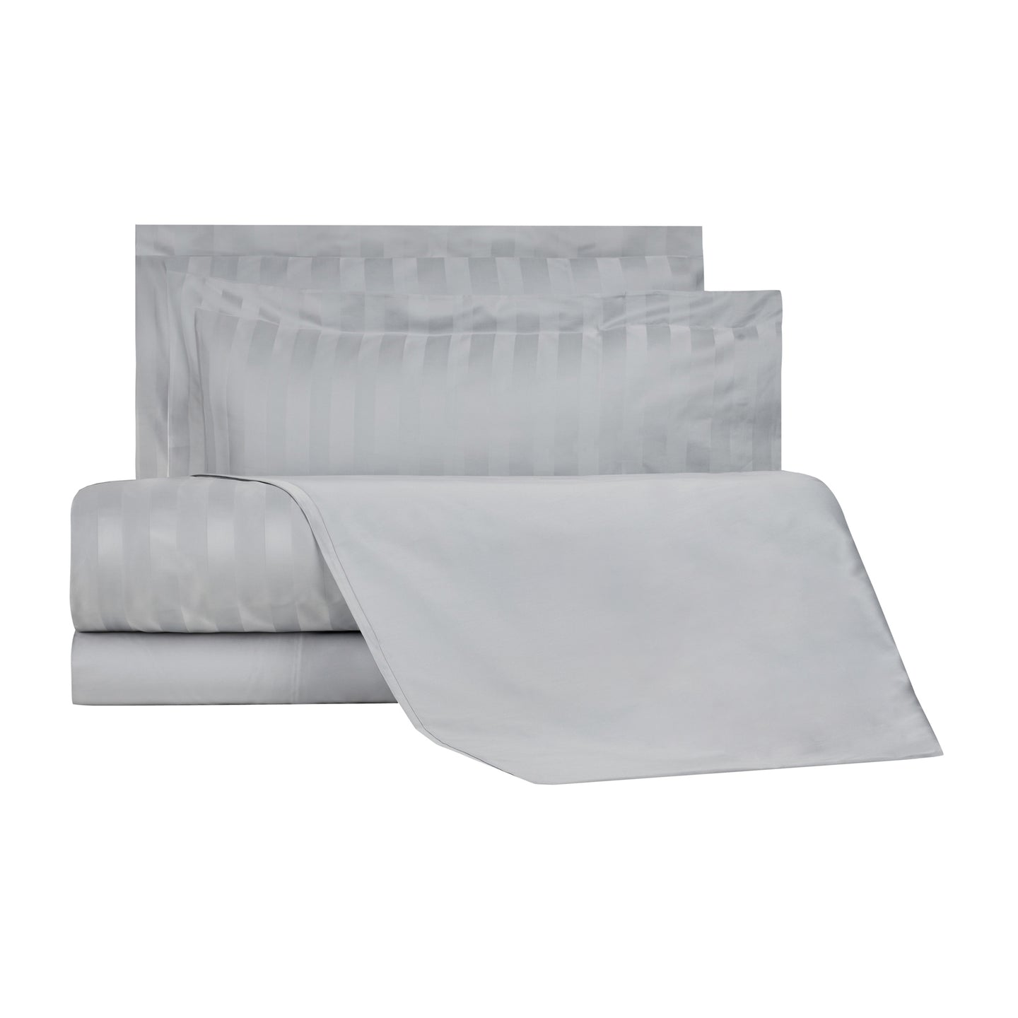 Completo Copripiumino Bellora Onice Tinta Unita in Raso di cotone