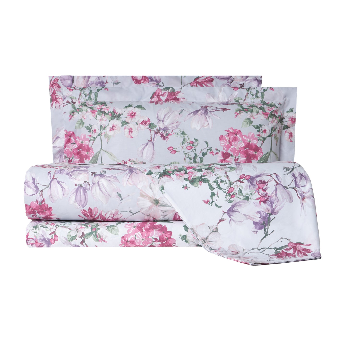 Completo Copripiumino Emporium Orleans Floreale in Percalle