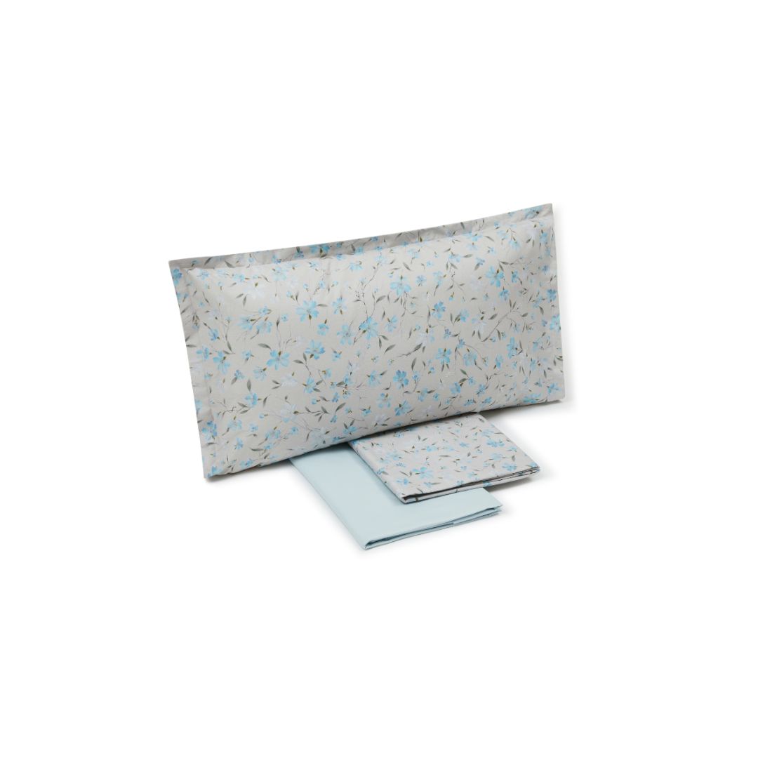 Completo Lenzuola Mirabello Cherry-tree Floreale in Percalle Luisiana