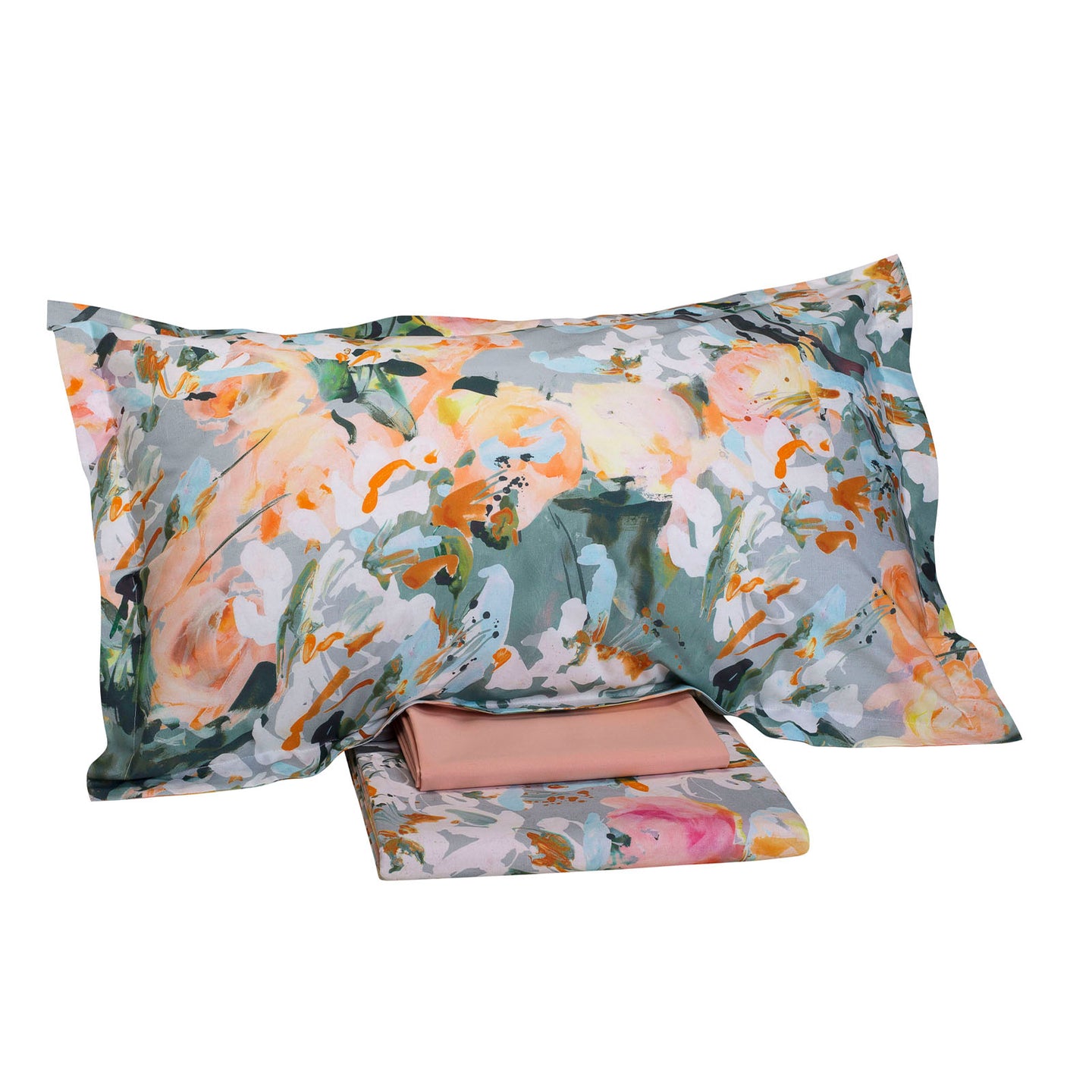 Completo Lenzuola Emporium Primrose Floreale in Percalle