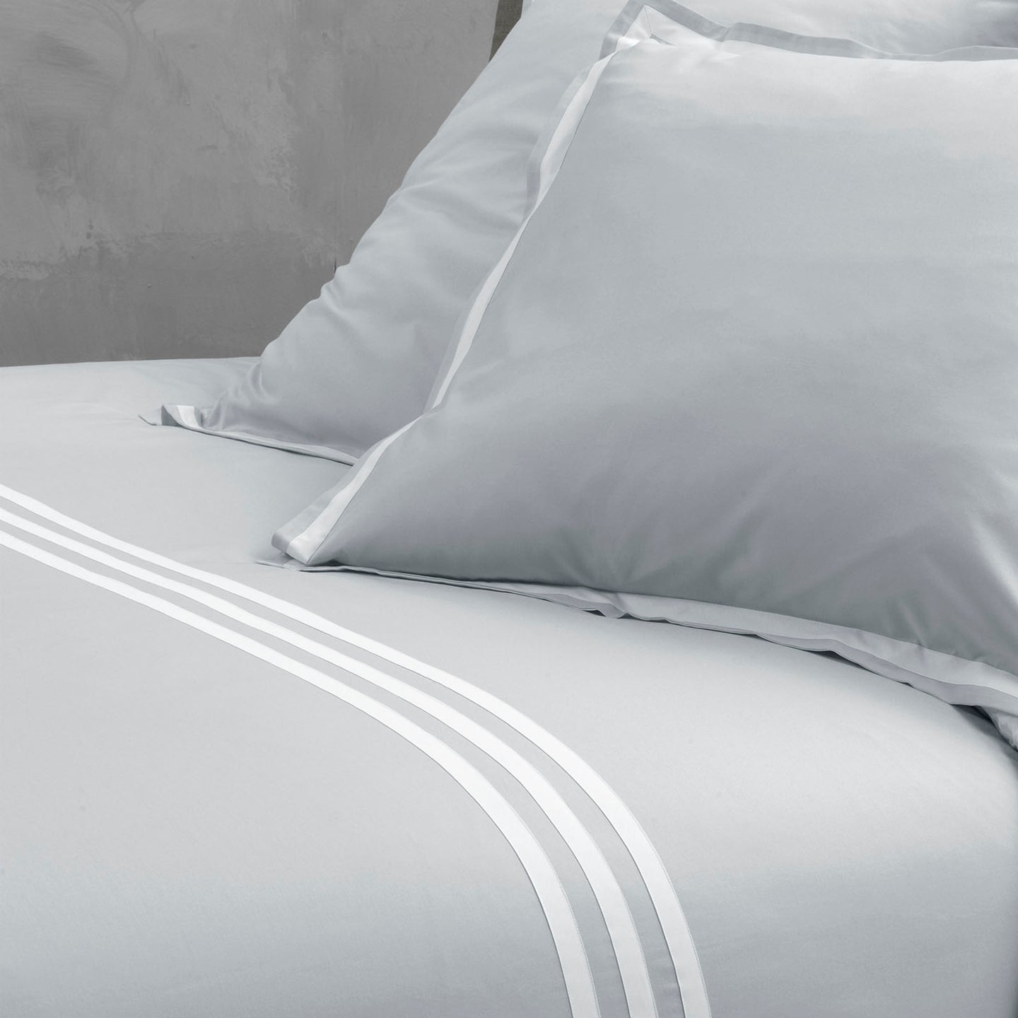 Completo Lenzuola Mirabello Brera Hilton Tinta Unita in Percalle