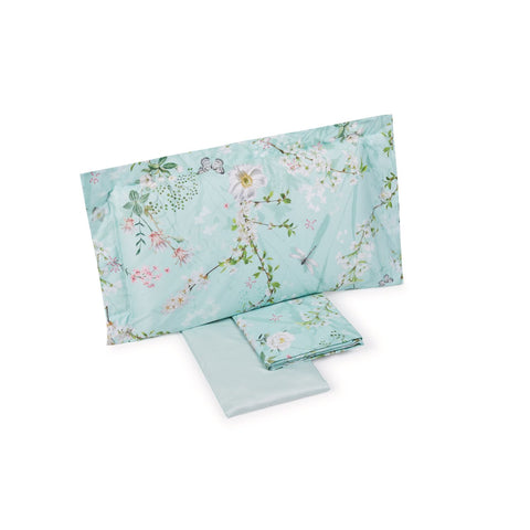 Completo Lenzuola Mirabello Dream Floreale in Raso di cotone