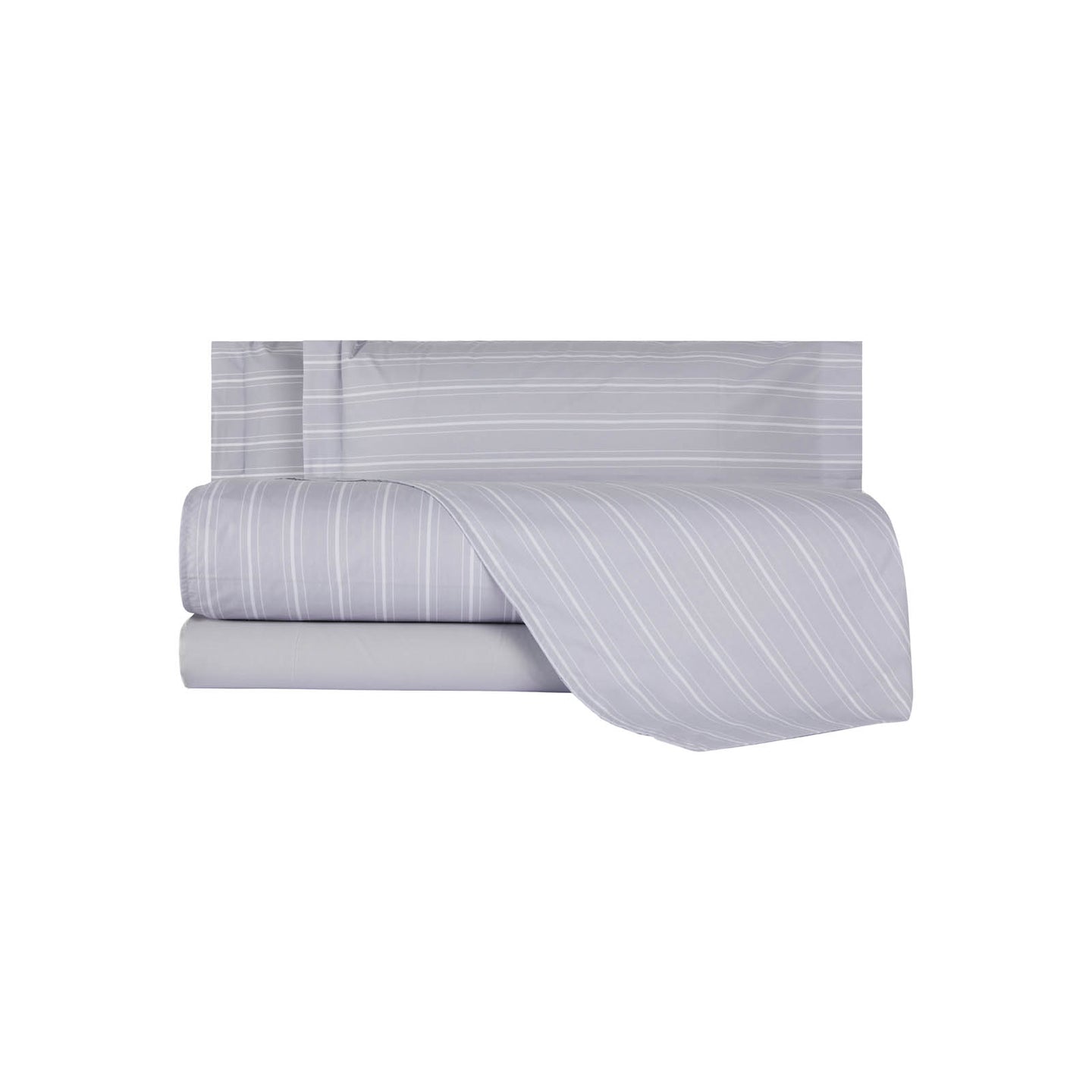 Completo Lenzuola Mirabello Luisiana Oxford Geometrico in Percalle