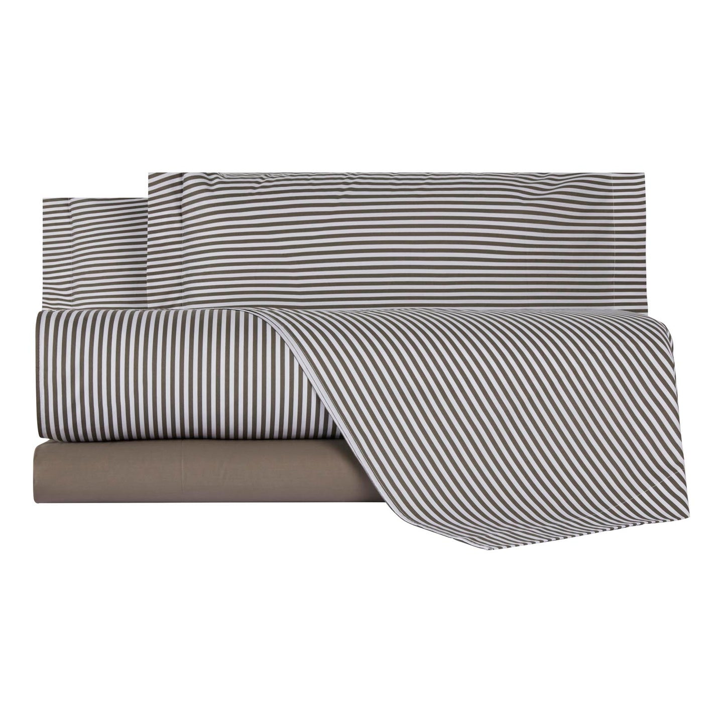 Completo Lenzuola Mirabello Luisiana Polo Geometrico in Percalle