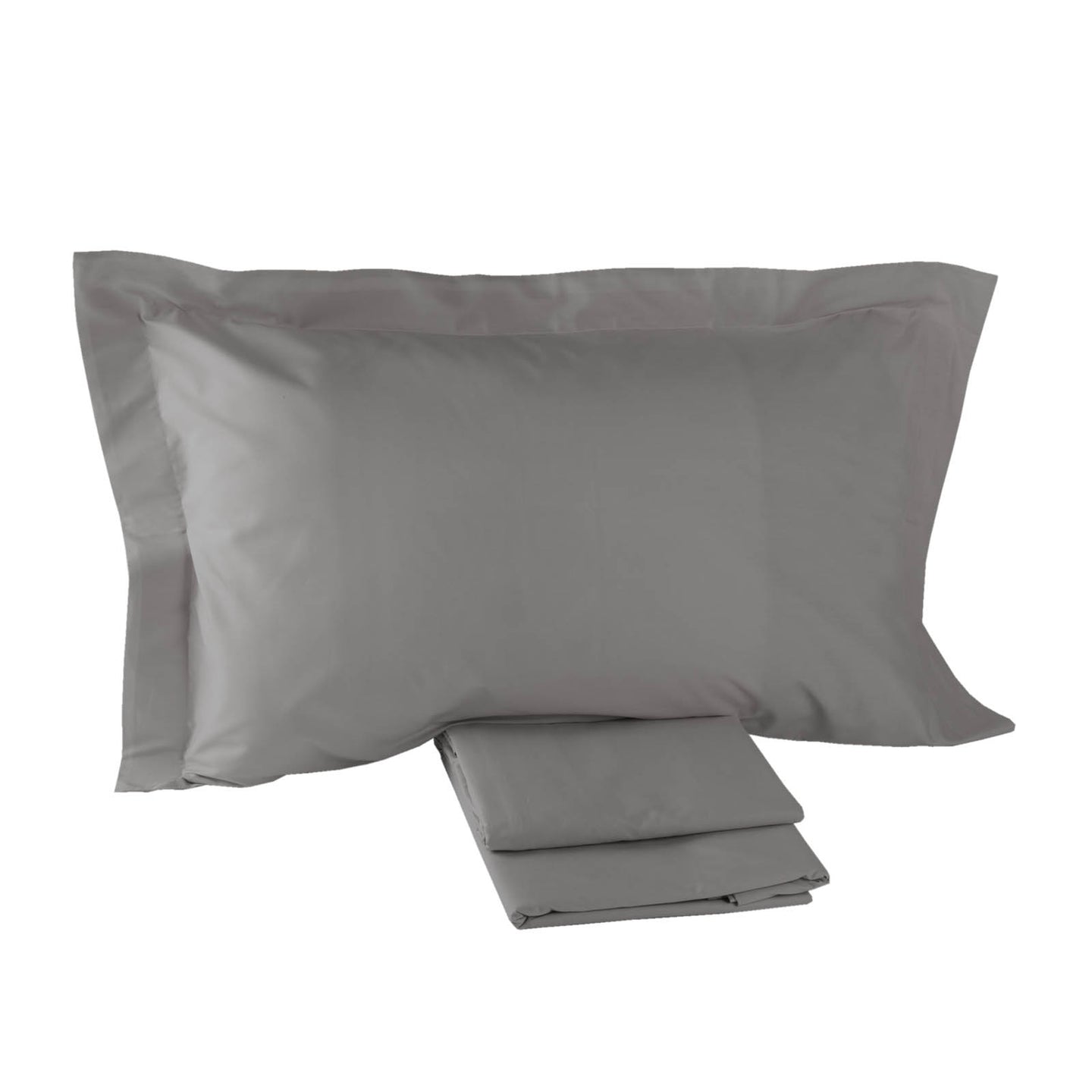 Completo Lenzuola Mirabello Luisiana Louisiana Tinta Unita in Percalle Luisiana