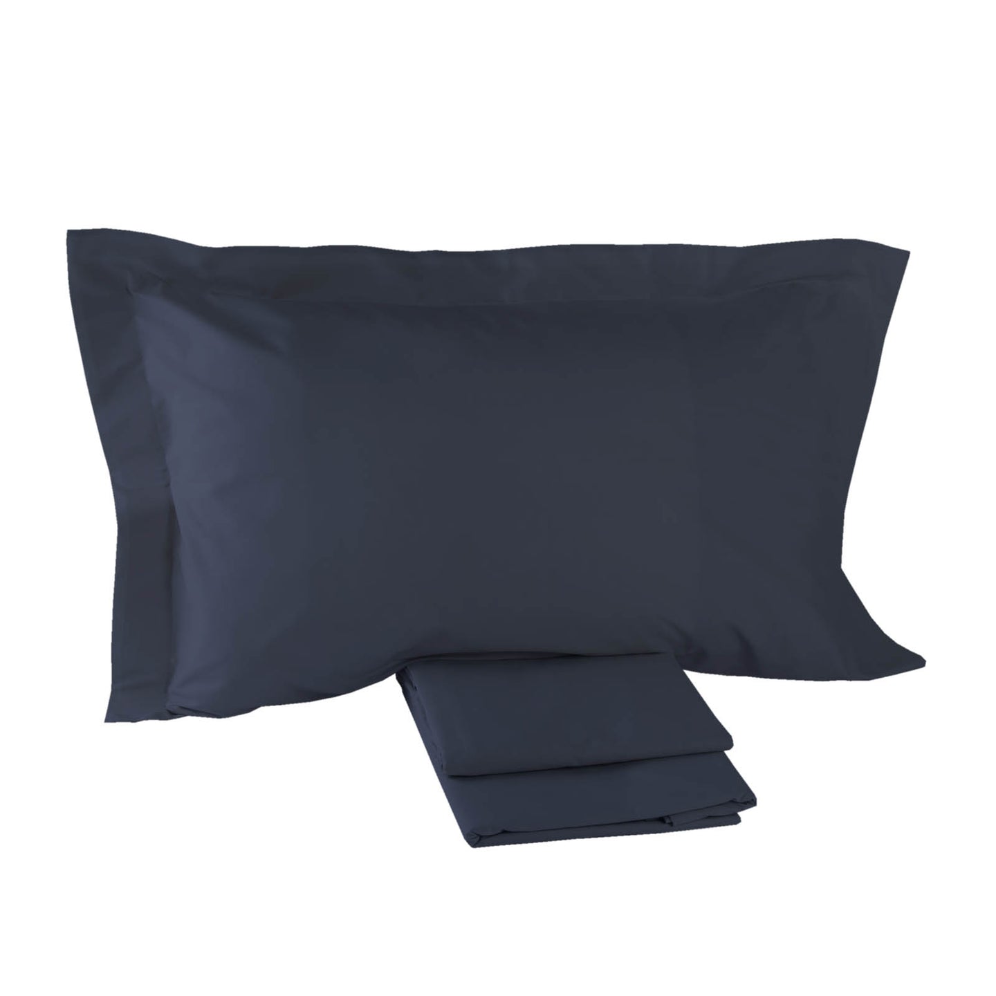 Completo Lenzuola Mirabello Luisiana Louisiana Tinta Unita in Percalle Luisiana